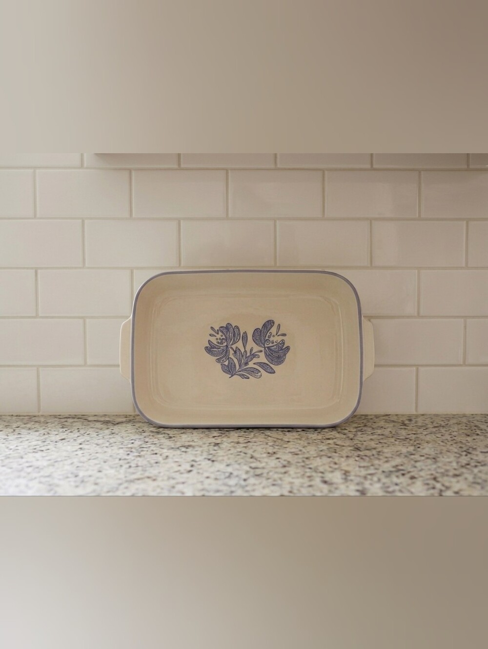 Pfaltzgraff Yorktowne Vintage Stoneware Rectangular Baking Dish